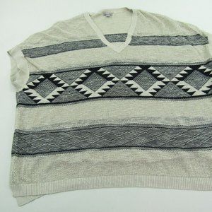 J. Jill See-Through Stretch Over Shirt Womens Size 1X-2X Multicolor SL Linen